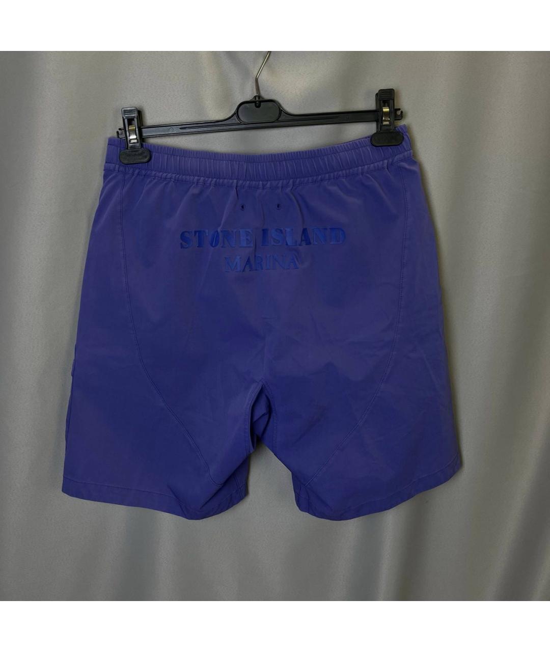 STONE ISLAND Синие шорты, фото 2