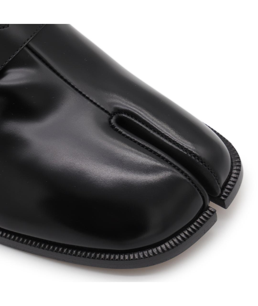 MAISON MARGIELA Черные кожаные лоферы, фото 7