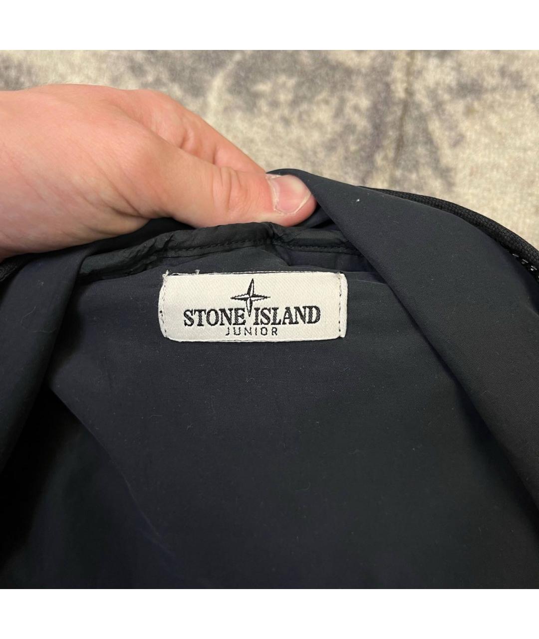 STONE ISLAND Черный рюкзак, фото 4