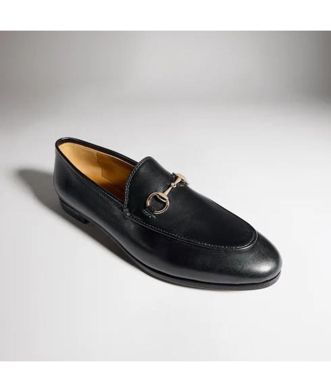 GUCCI Черные кожаные лоферы, фото 9