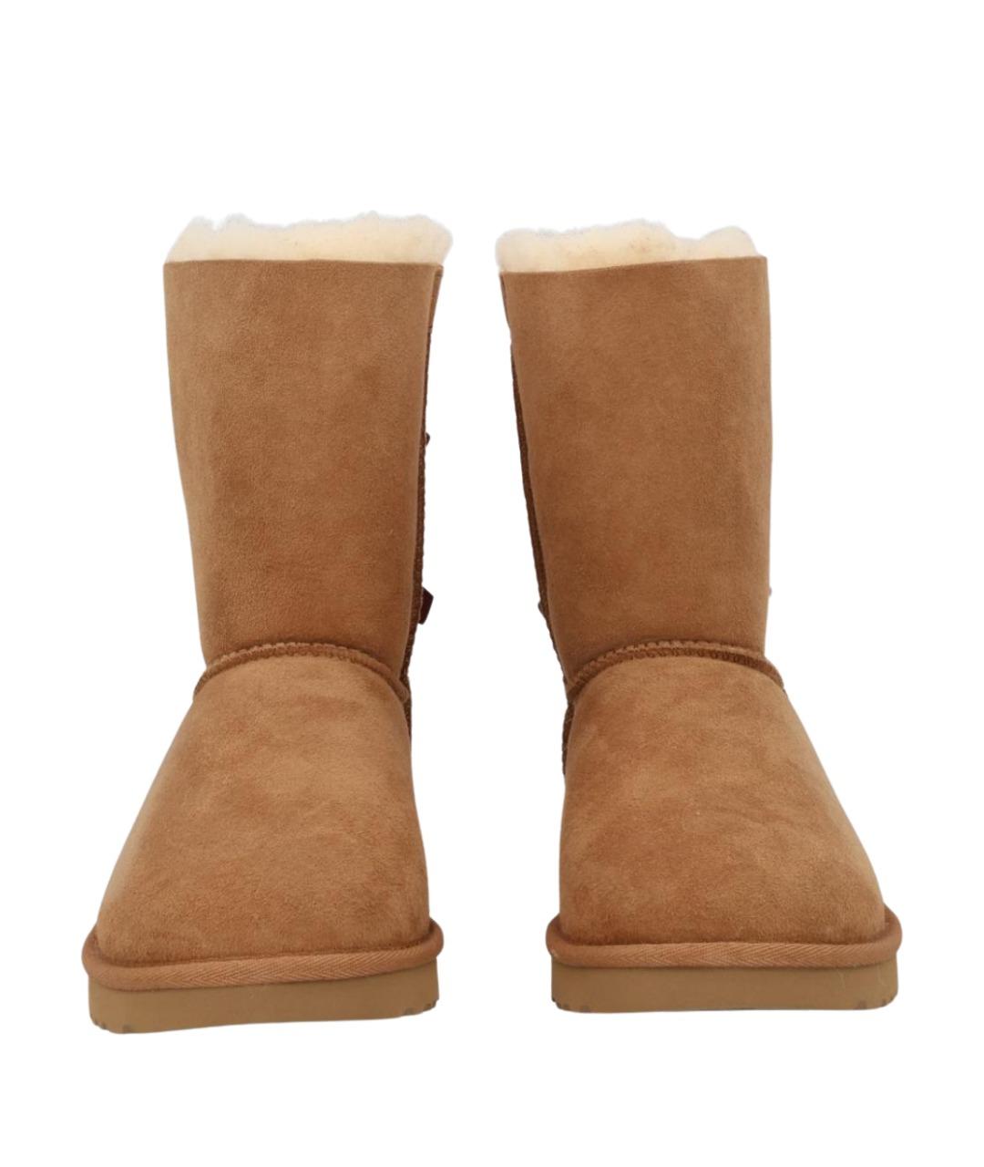 UGG Коричневые замшевые сапоги, фото 2