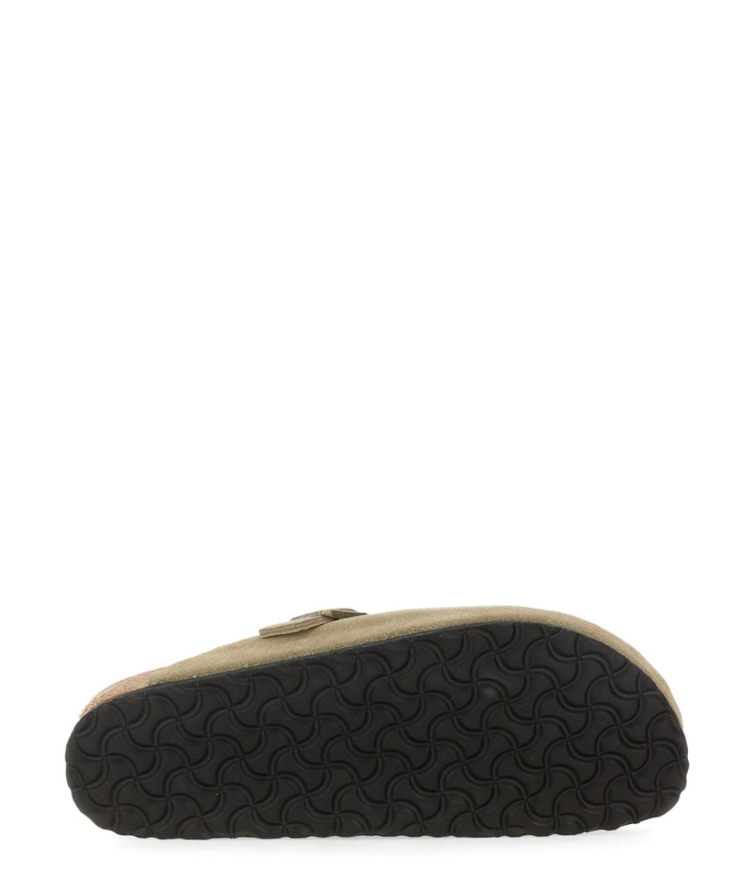 BIRKENSTOCK Бежевые замшевые мюли, фото 6