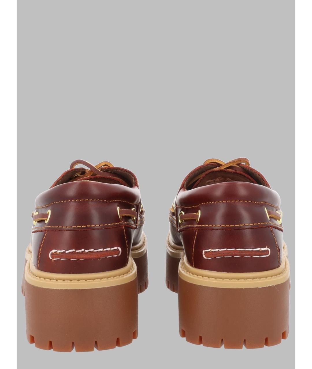 TIMBERLAND Коричневые кожаные лоферы, фото 3