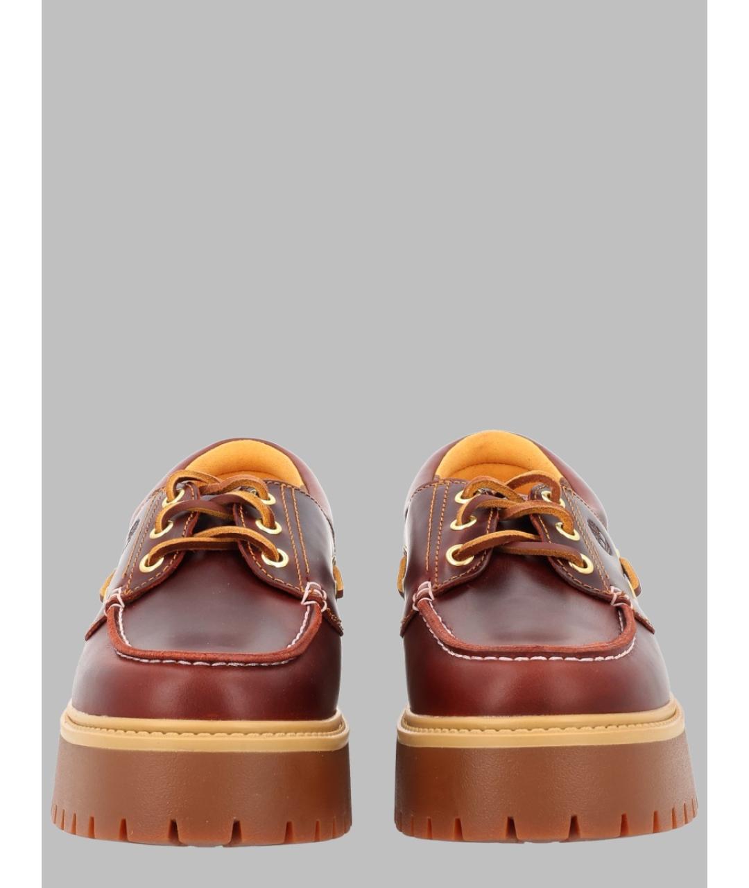 TIMBERLAND Коричневые кожаные лоферы, фото 2