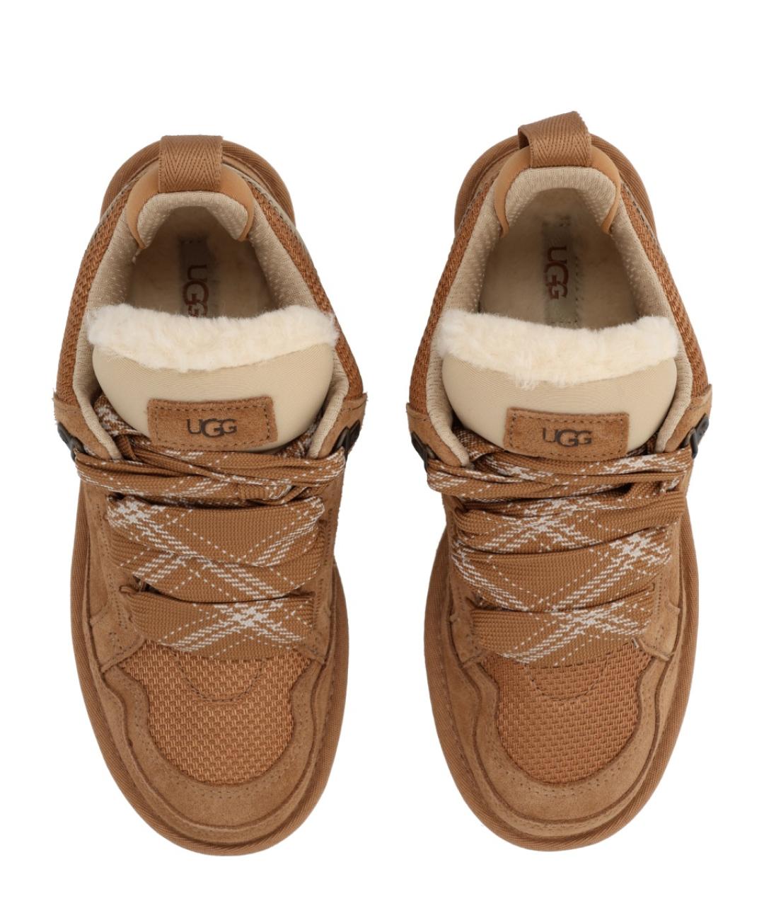 UGG Коричневые замшевые кроссовки, фото 5