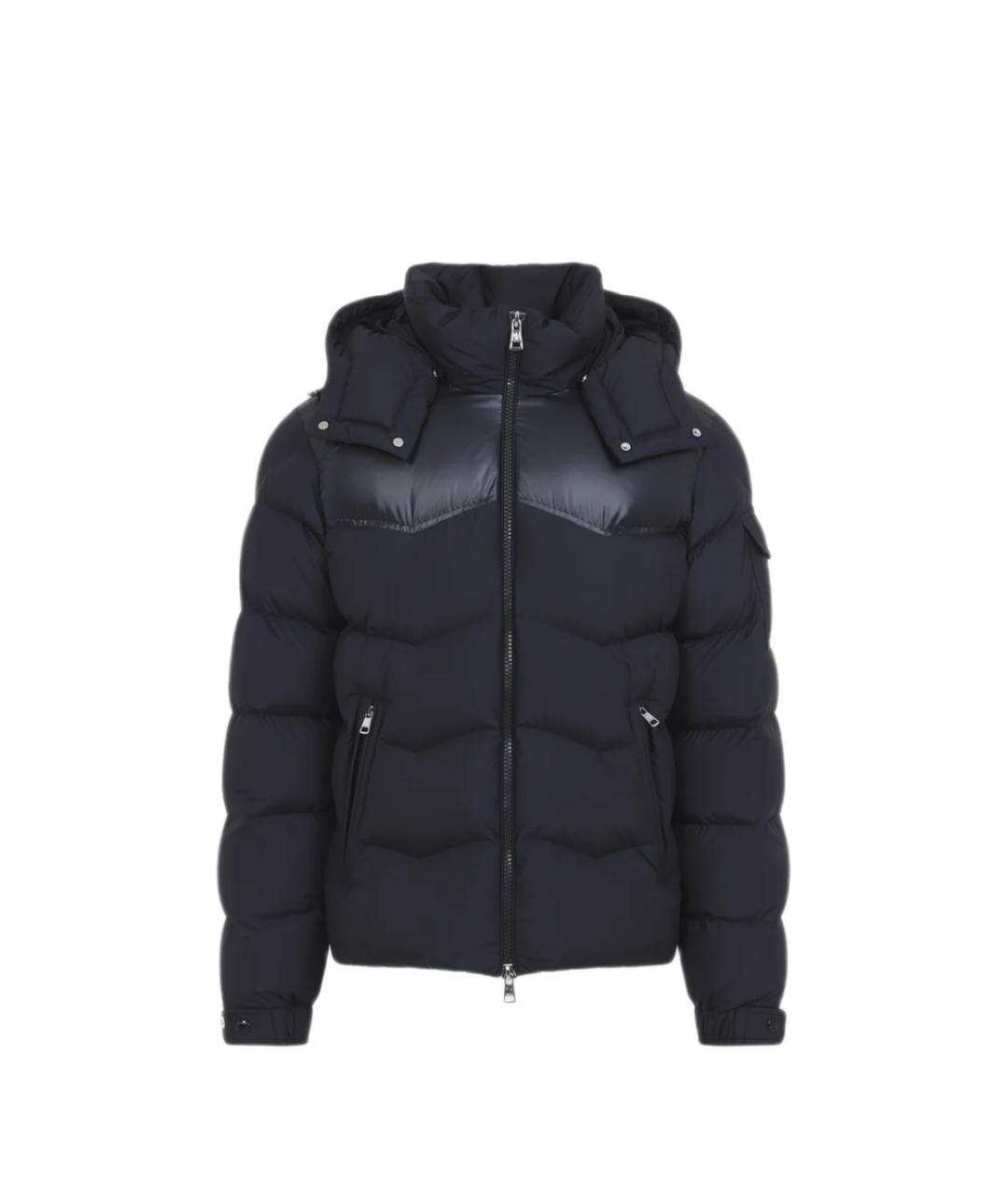 MONCLER Синий полиэстеровый пуховик, фото 4