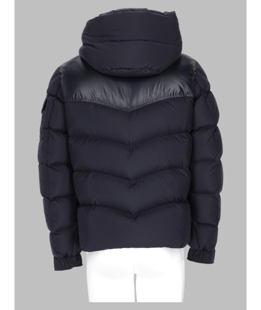 MONCLER Синий полиэстеровый пуховик, фото 3