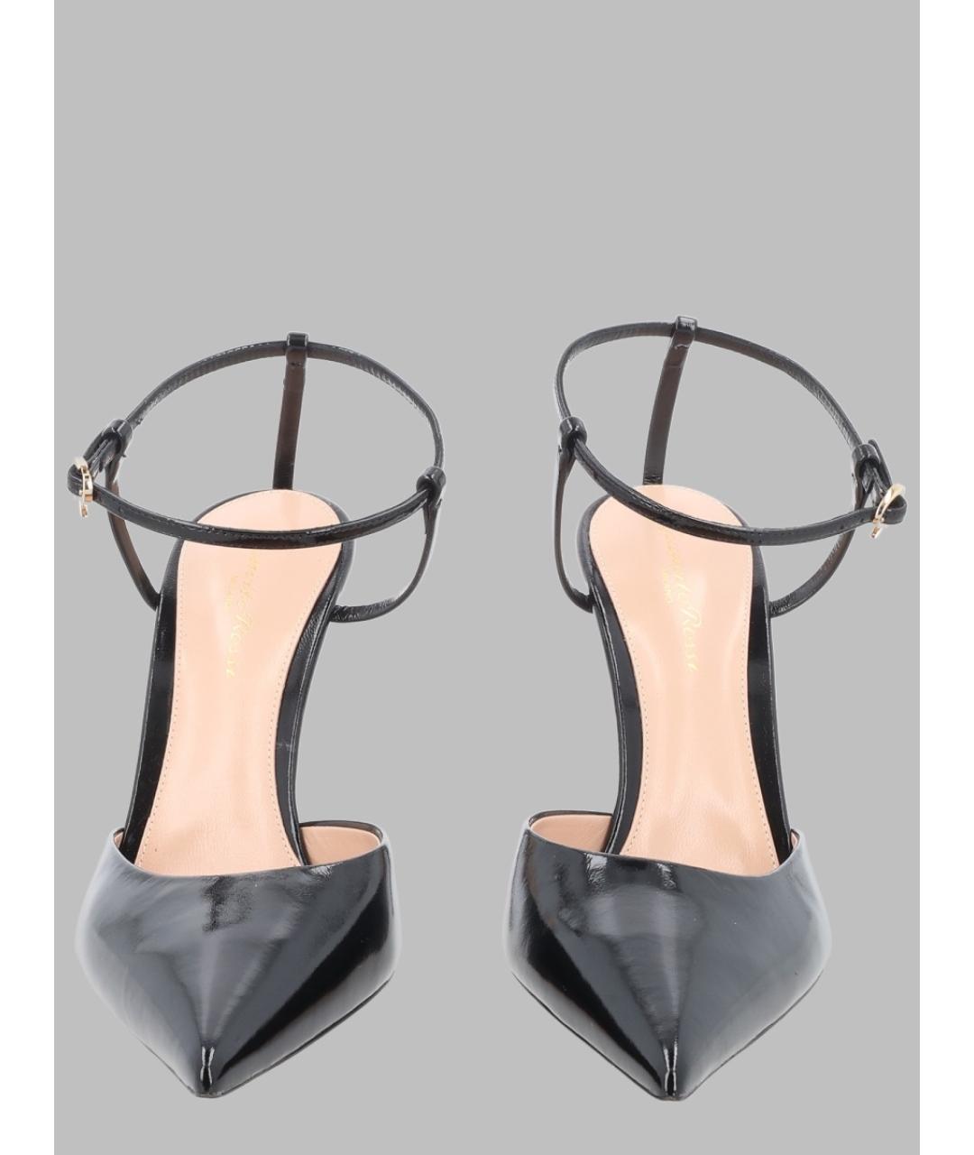 GIANVITO ROSSI Черные кожаные туфли, фото 2
