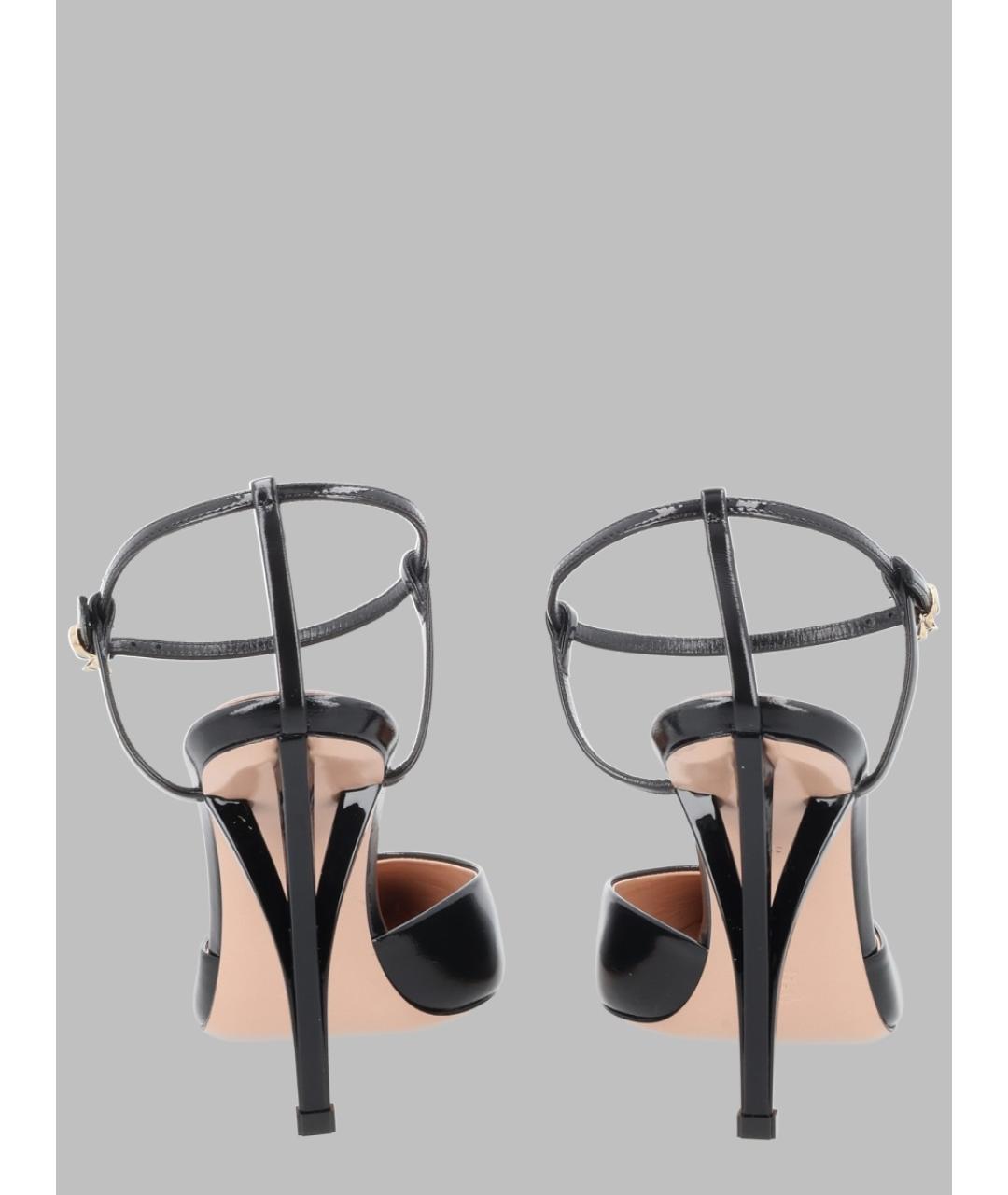 GIANVITO ROSSI Черные кожаные туфли, фото 3