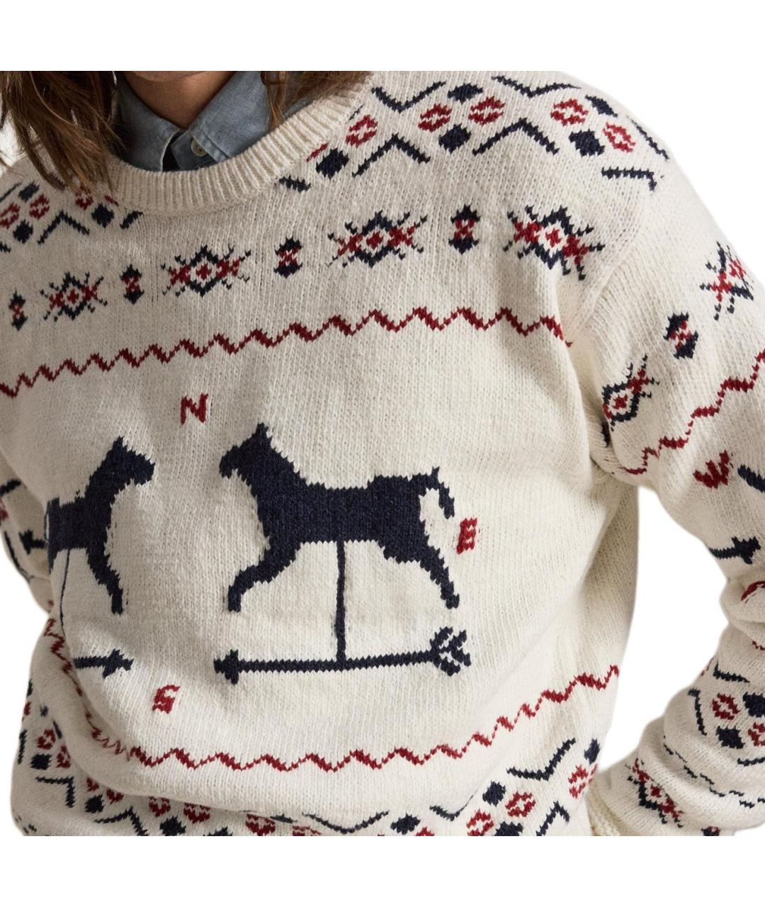 POLO RALPH LAUREN Бежевый джемпер / свитер, фото 5
