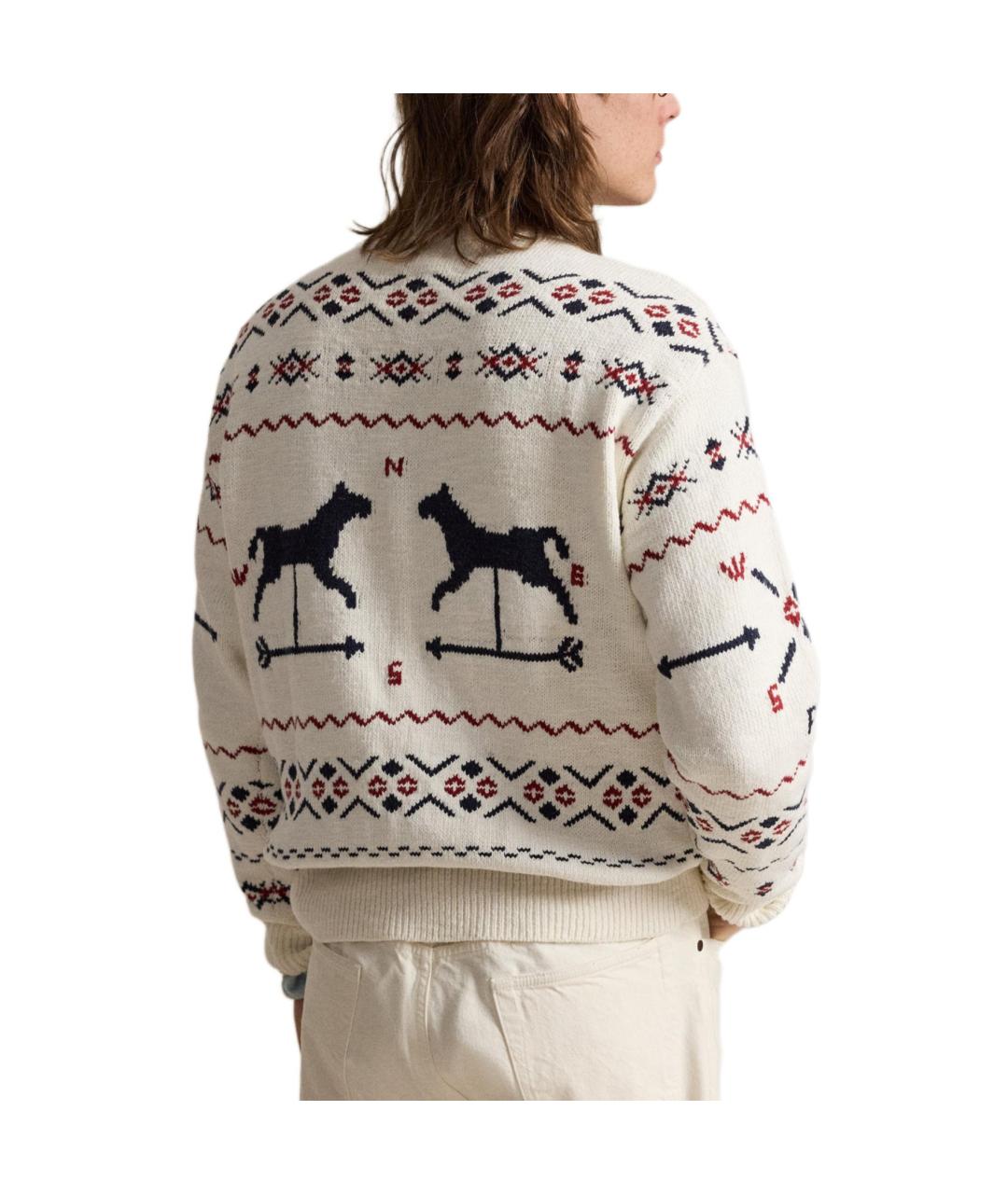 POLO RALPH LAUREN Бежевый джемпер / свитер, фото 3