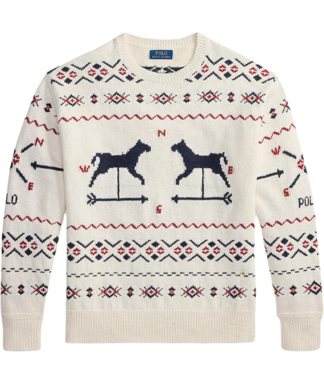 POLO RALPH LAUREN Бежевый джемпер / свитер, фото 1
