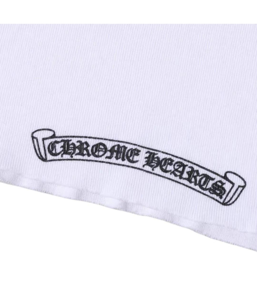 CHROME HEARTS Белая футболка, фото 5