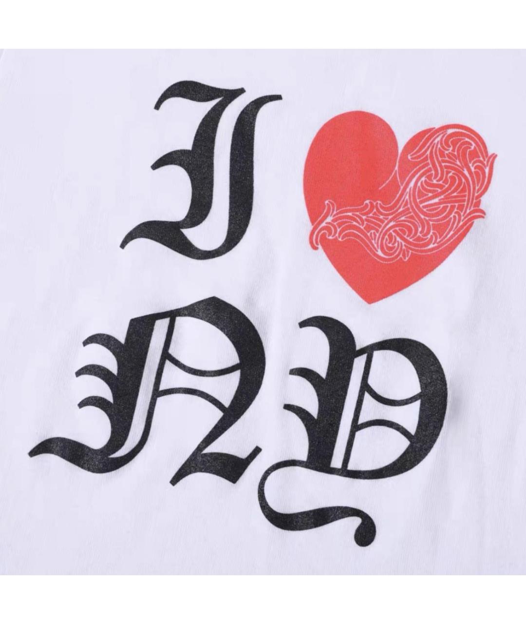 CHROME HEARTS Белая футболка, фото 4
