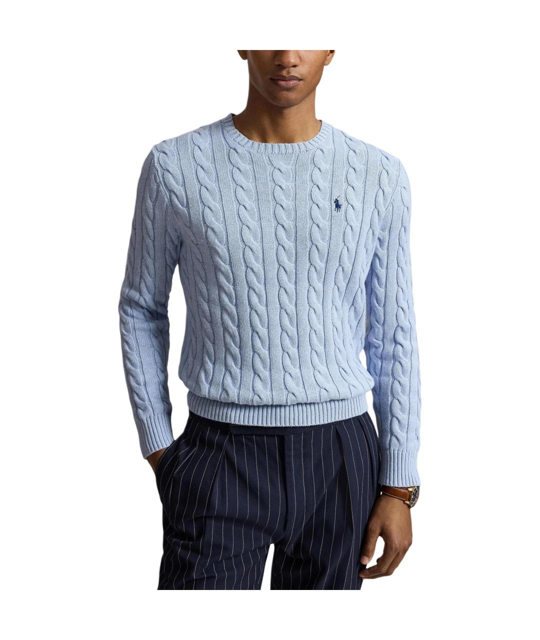 POLO RALPH LAUREN Голубой джемпер / свитер, фото 2