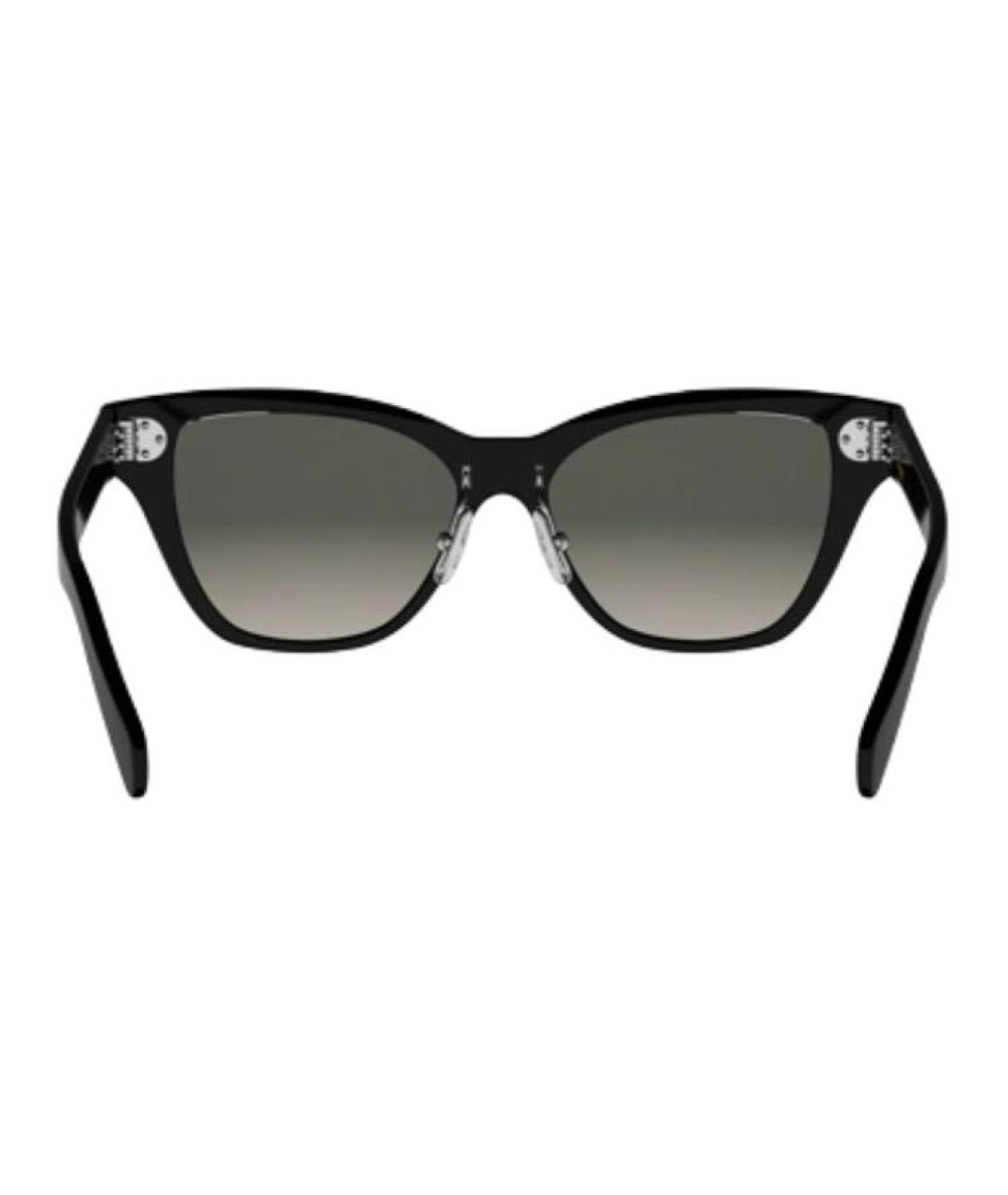 CELINE Черные пластиковые солнцезащитные очки, фото 4
