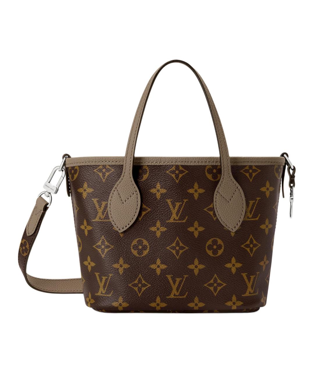 LOUIS VUITTON Коричневая сумка через плечо из канвы, фото 3