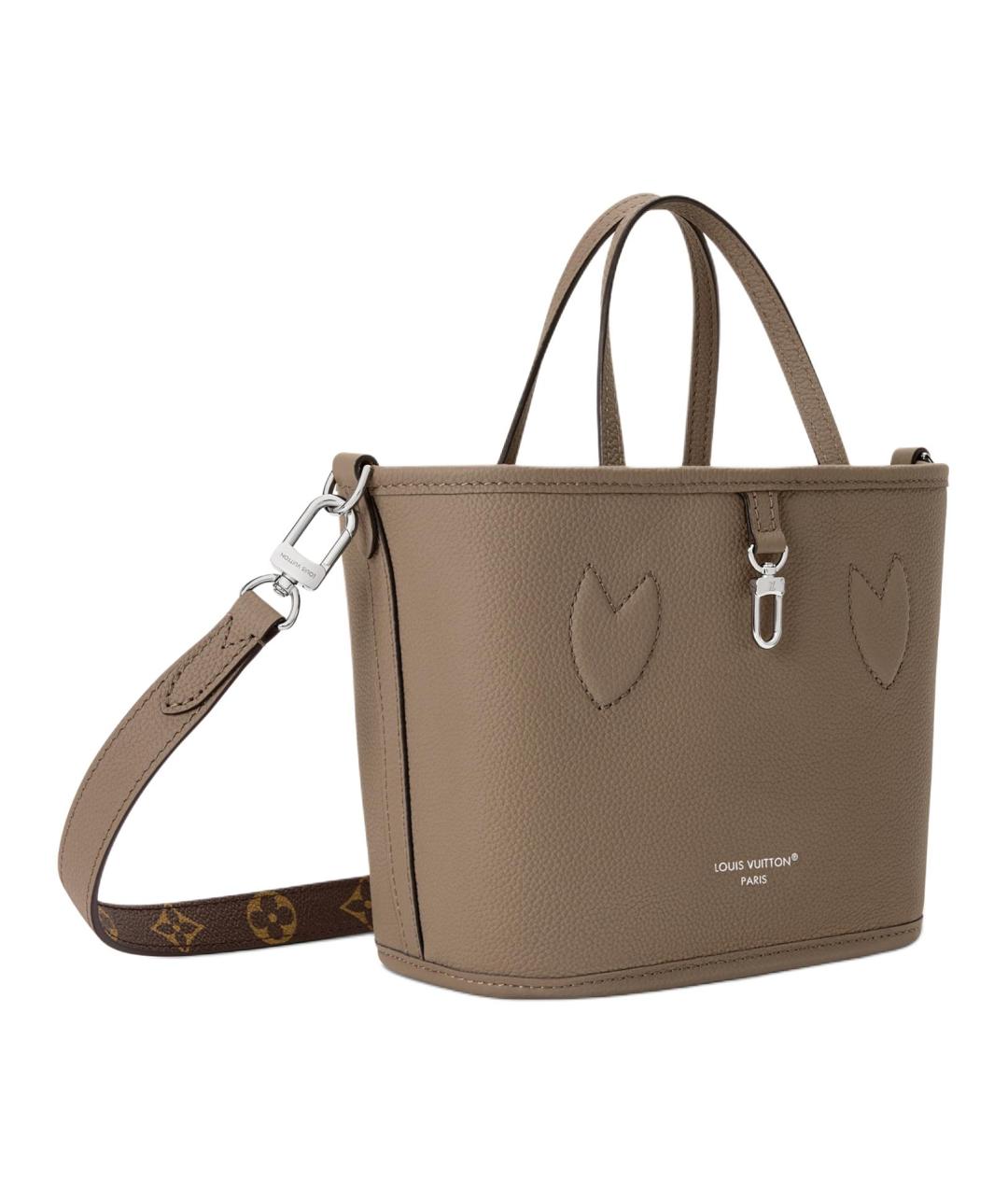 LOUIS VUITTON Коричневая сумка через плечо из канвы, фото 2