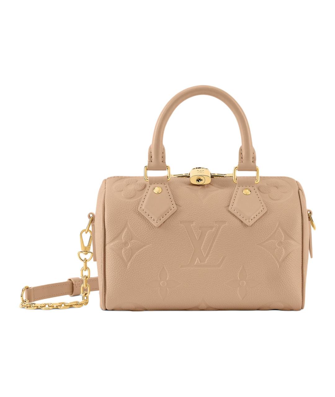 LOUIS VUITTON Бежевая сумка через плечо из канвы, фото 1