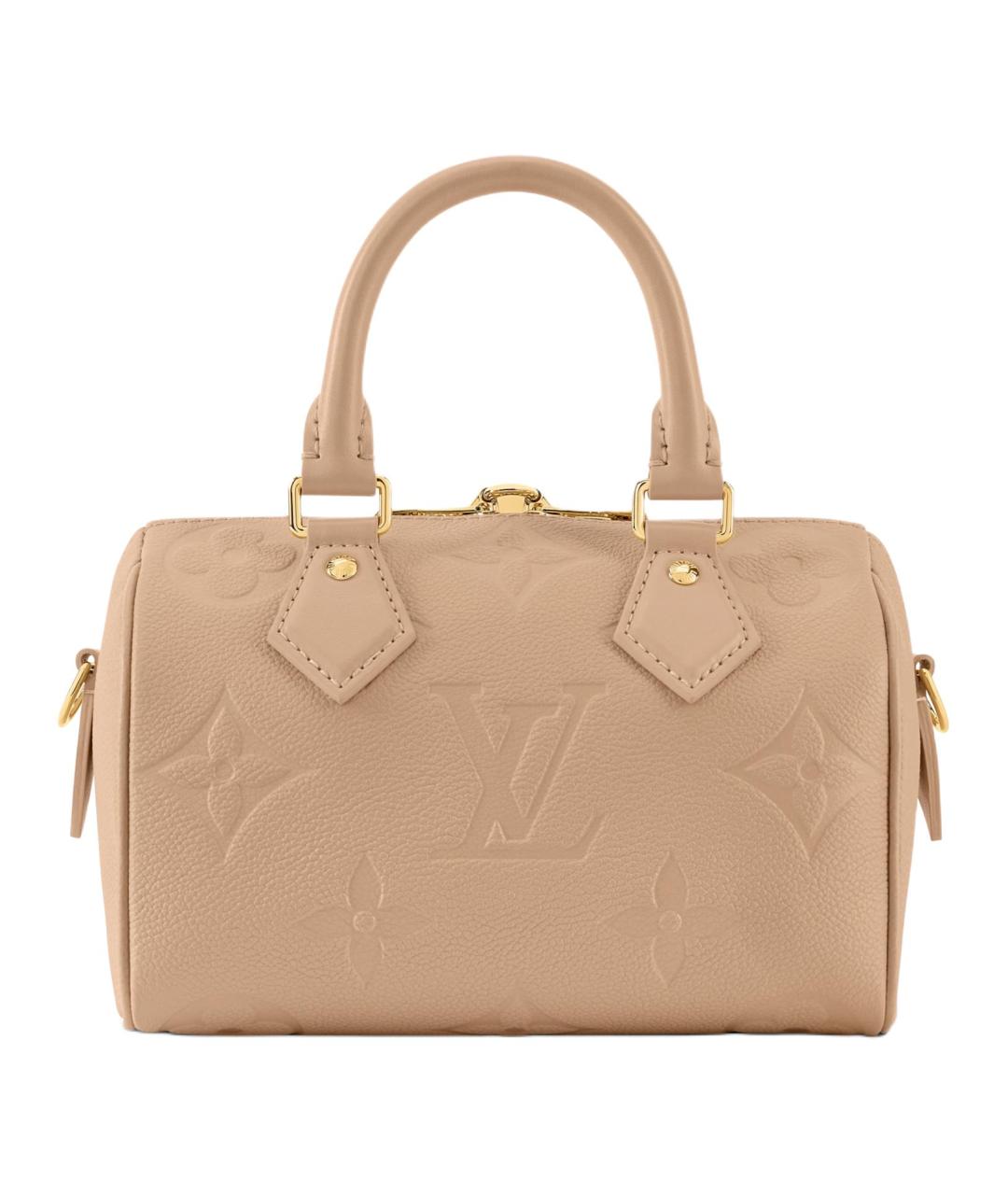 LOUIS VUITTON Бежевая сумка через плечо из канвы, фото 3