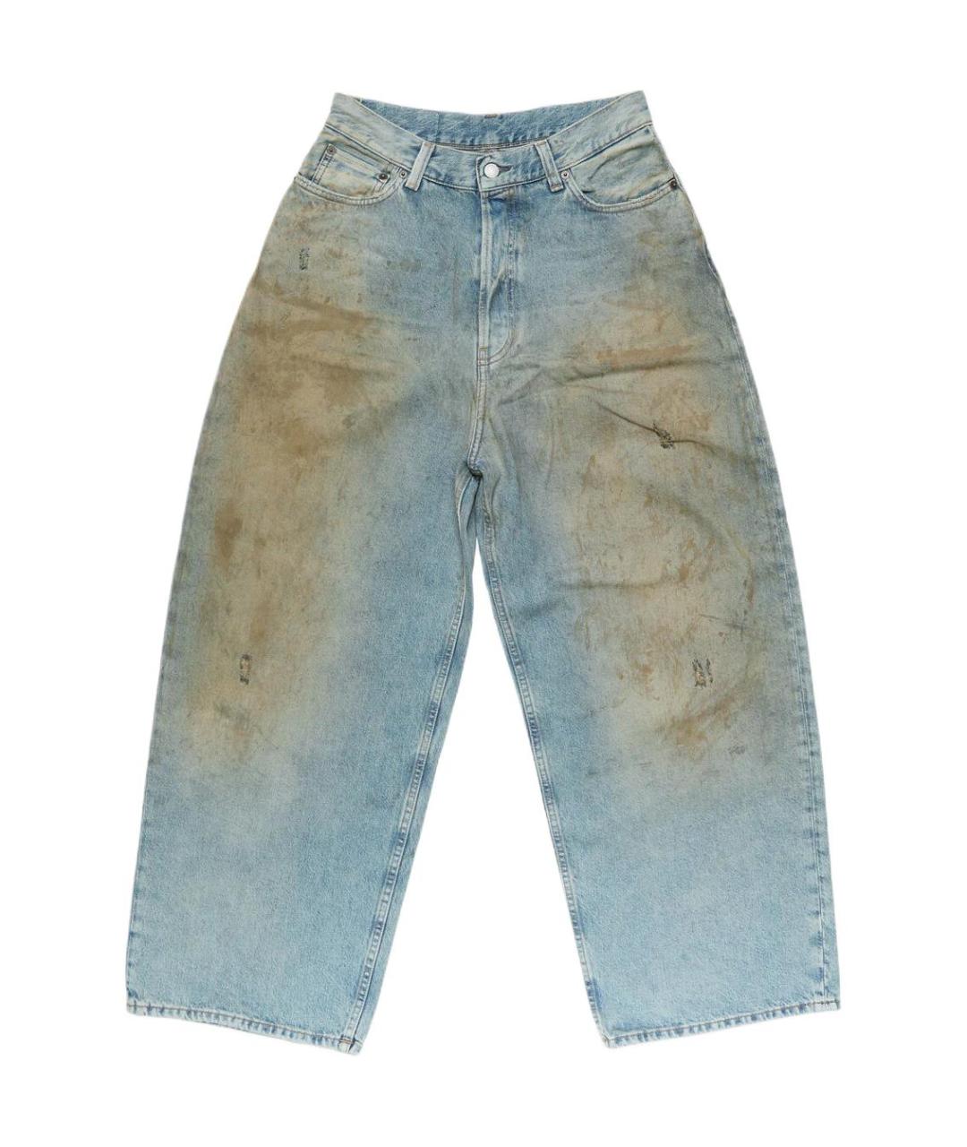 ACNE STUDIOS Синие прямые джинсы, фото 1