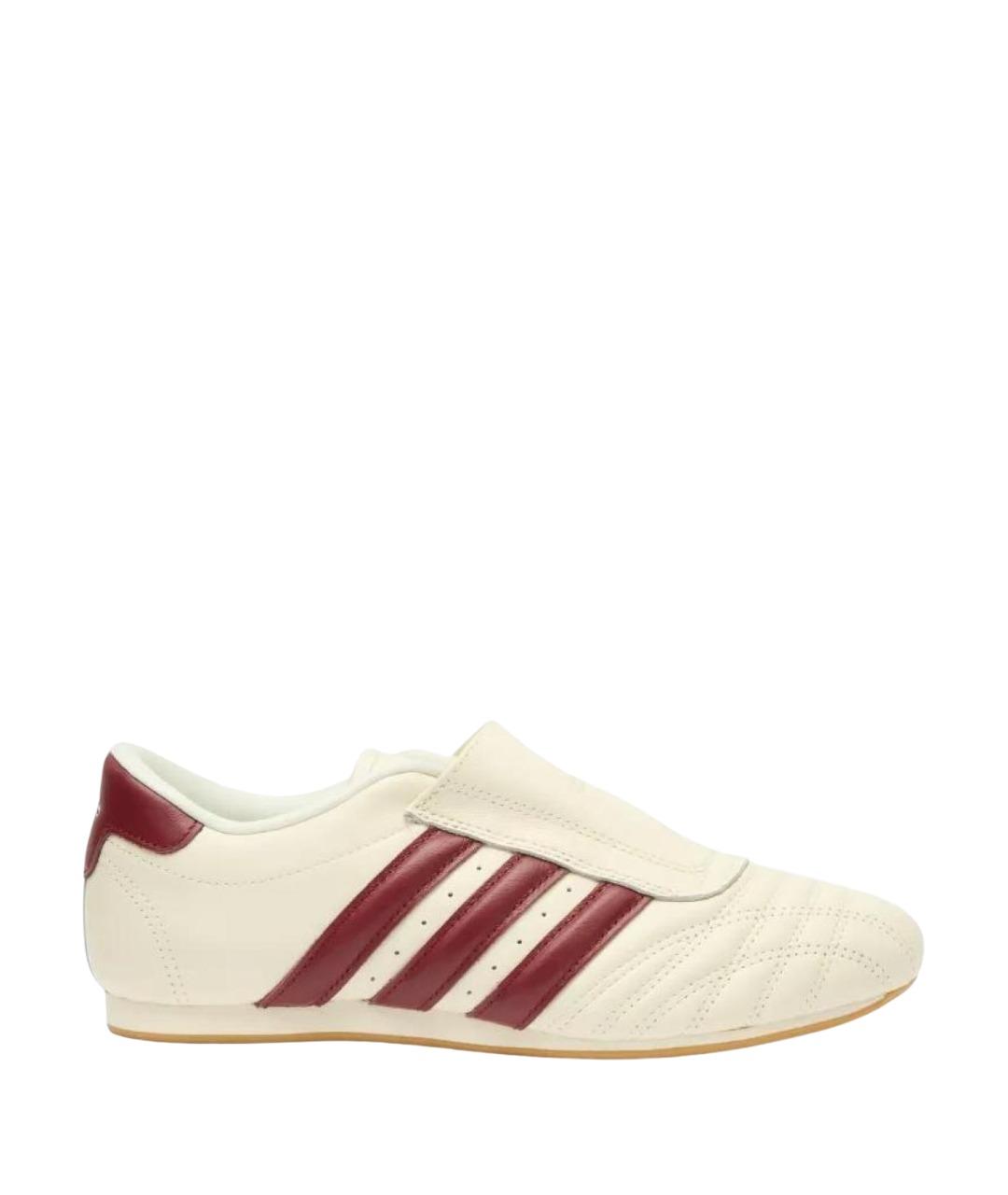 ADIDAS Бежевые кожаные кроссовки, фото 1