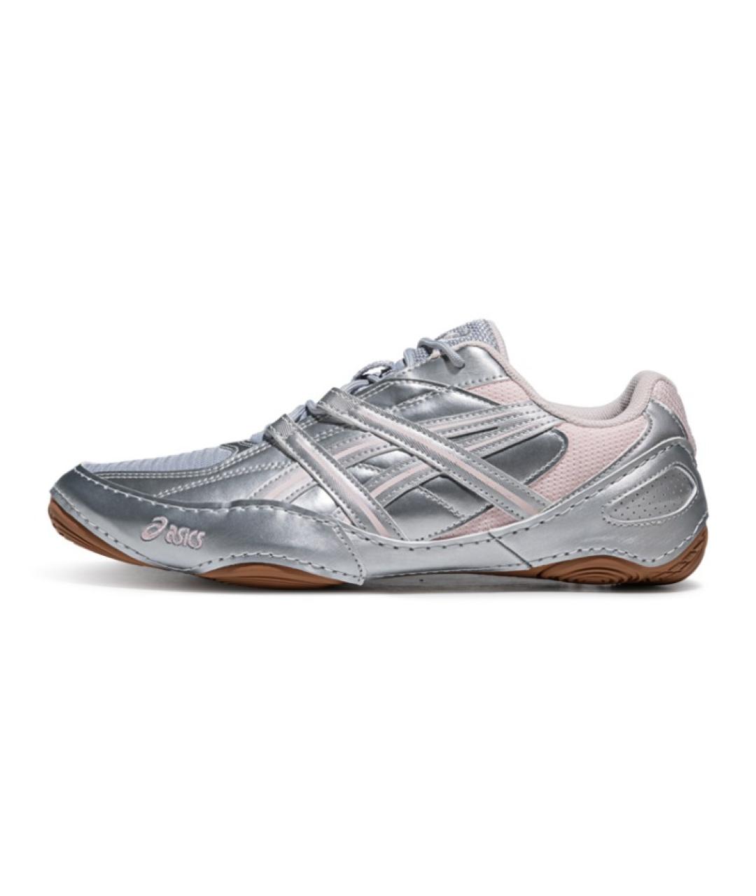 ASICS Серые кожаные низкие кроссовки / кеды, фото 5