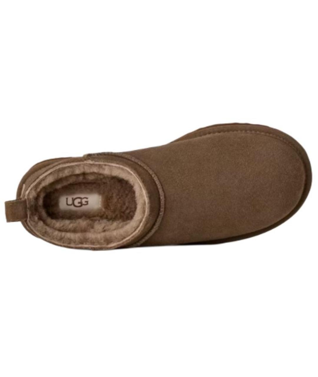 UGG Коричневые замшевые ботинки, фото 4