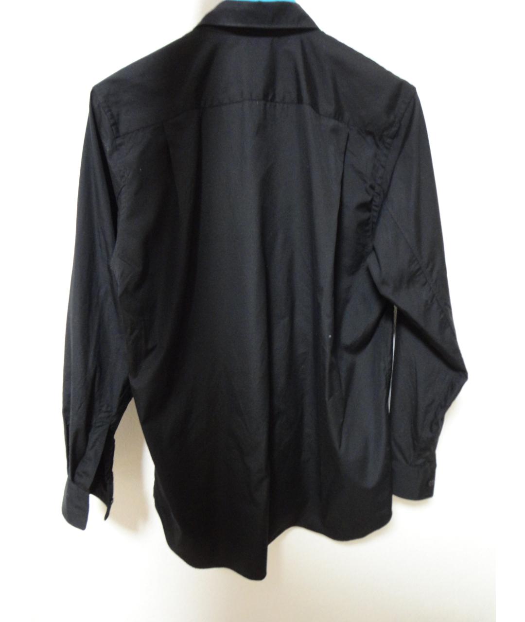 COMME DES GARÇONS PLAY Черная хлопковая кэжуал рубашка, фото 2