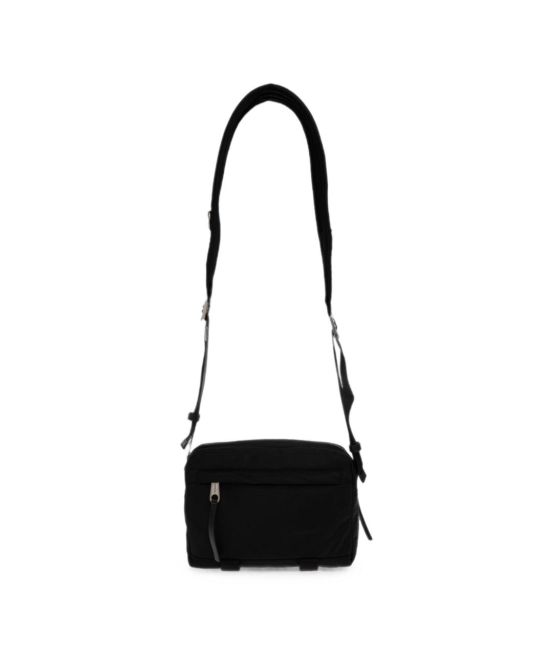 BALENCIAGA Черная тканевая сумка на плечо, фото 3