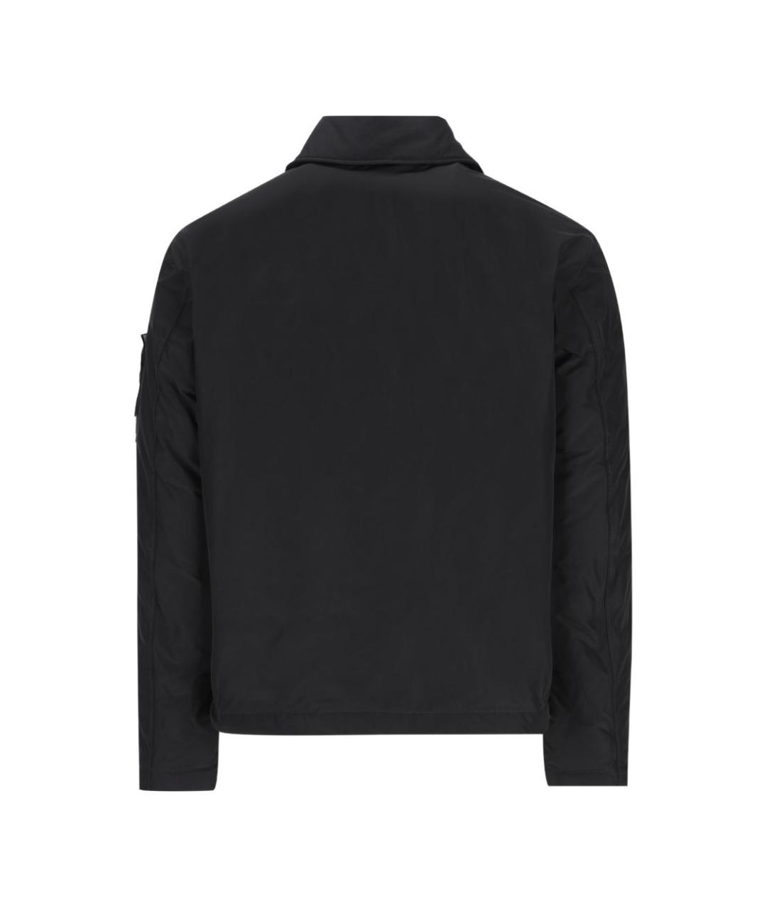 STONE ISLAND Черная полиэстеровая куртка, фото 4