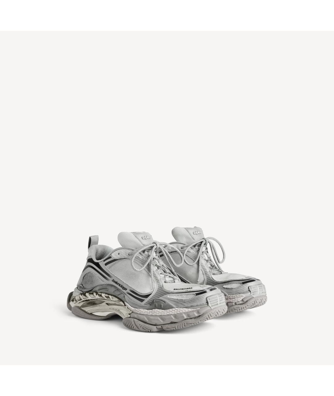 BALENCIAGA Серые текстильные кроссовки, фото 2