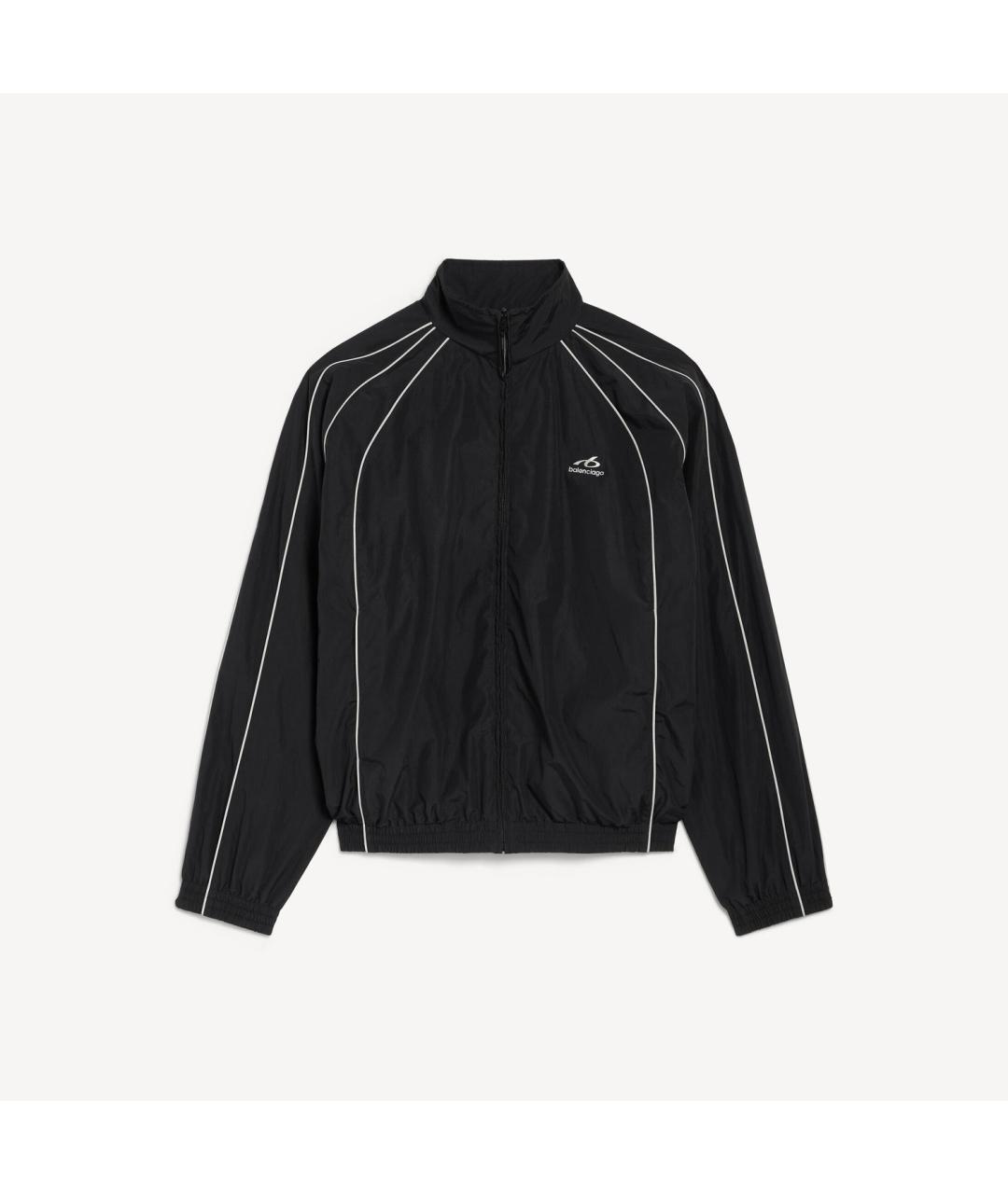 BALENCIAGA Черная полиэстеровая куртка, фото 4