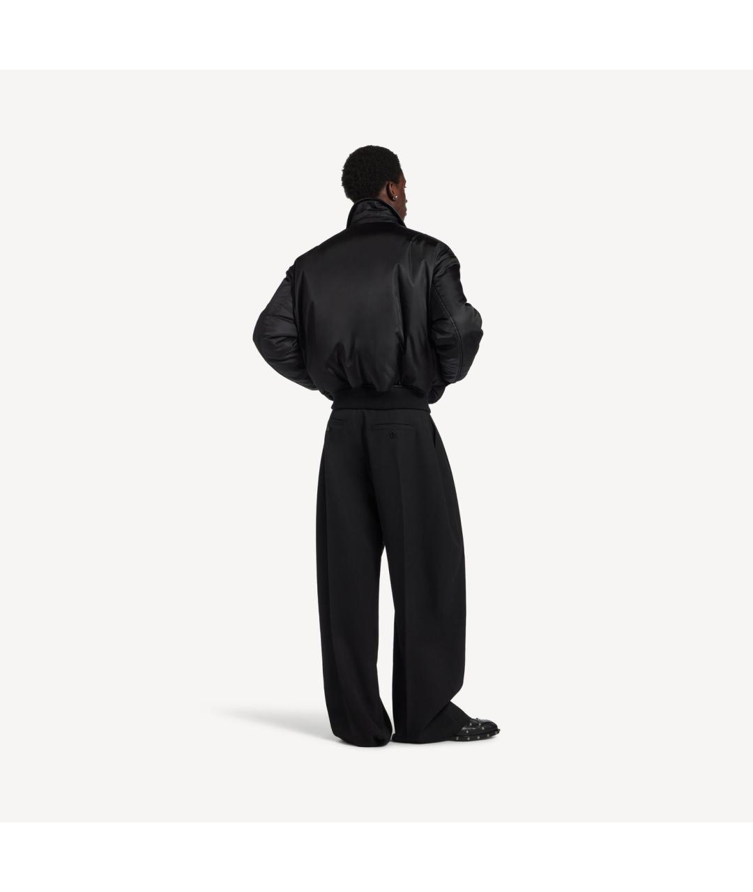 BALENCIAGA Черная полиамидовая куртка, фото 2