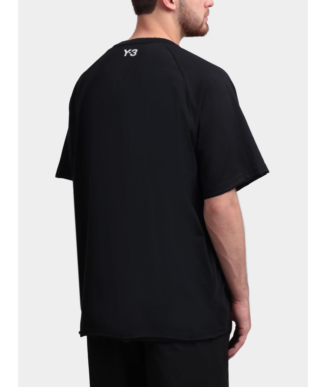 Y-3 Черная футболка, фото 5