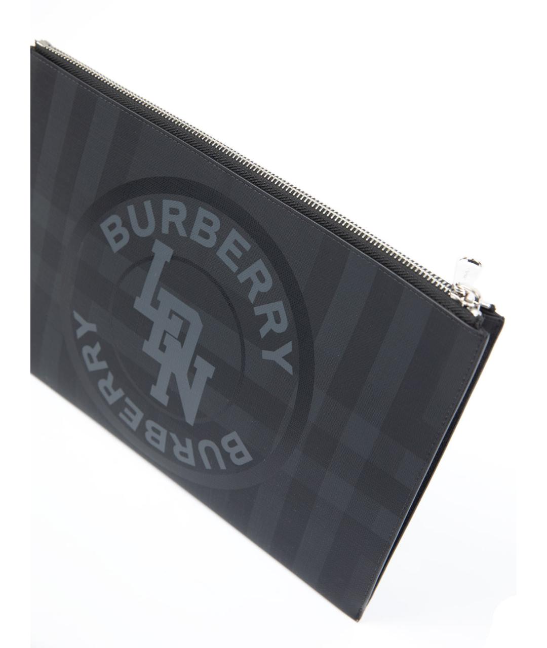 BURBERRY Серая барсетка, фото 4