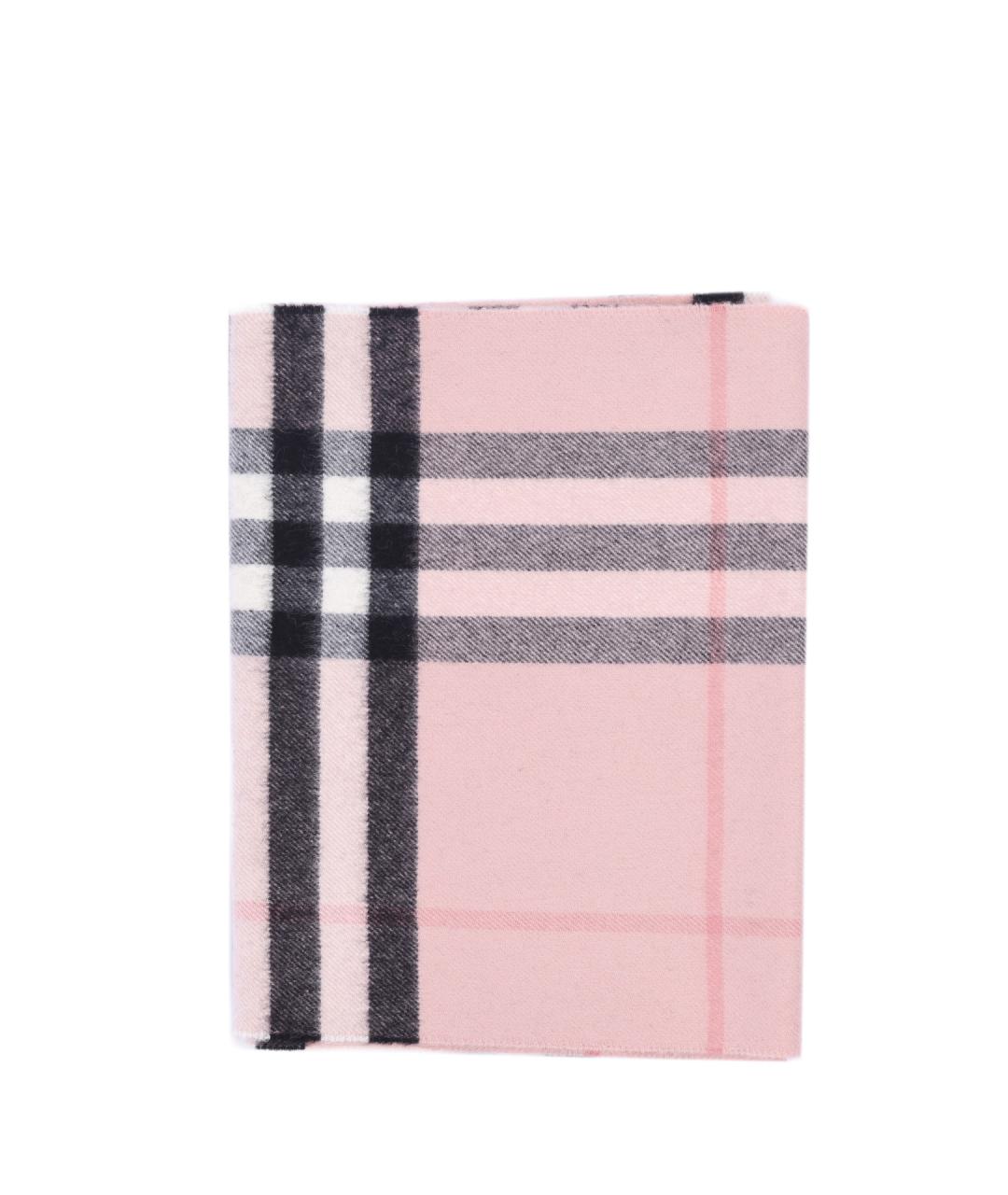 BURBERRY Розовый шарф, фото 2