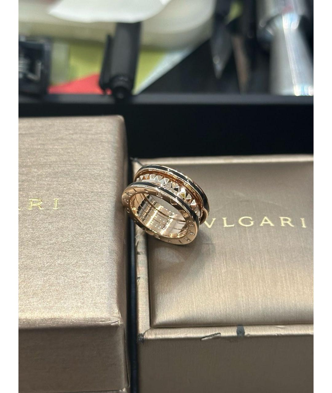 BVLGARI Золотое кольцо из розового золота, фото 7