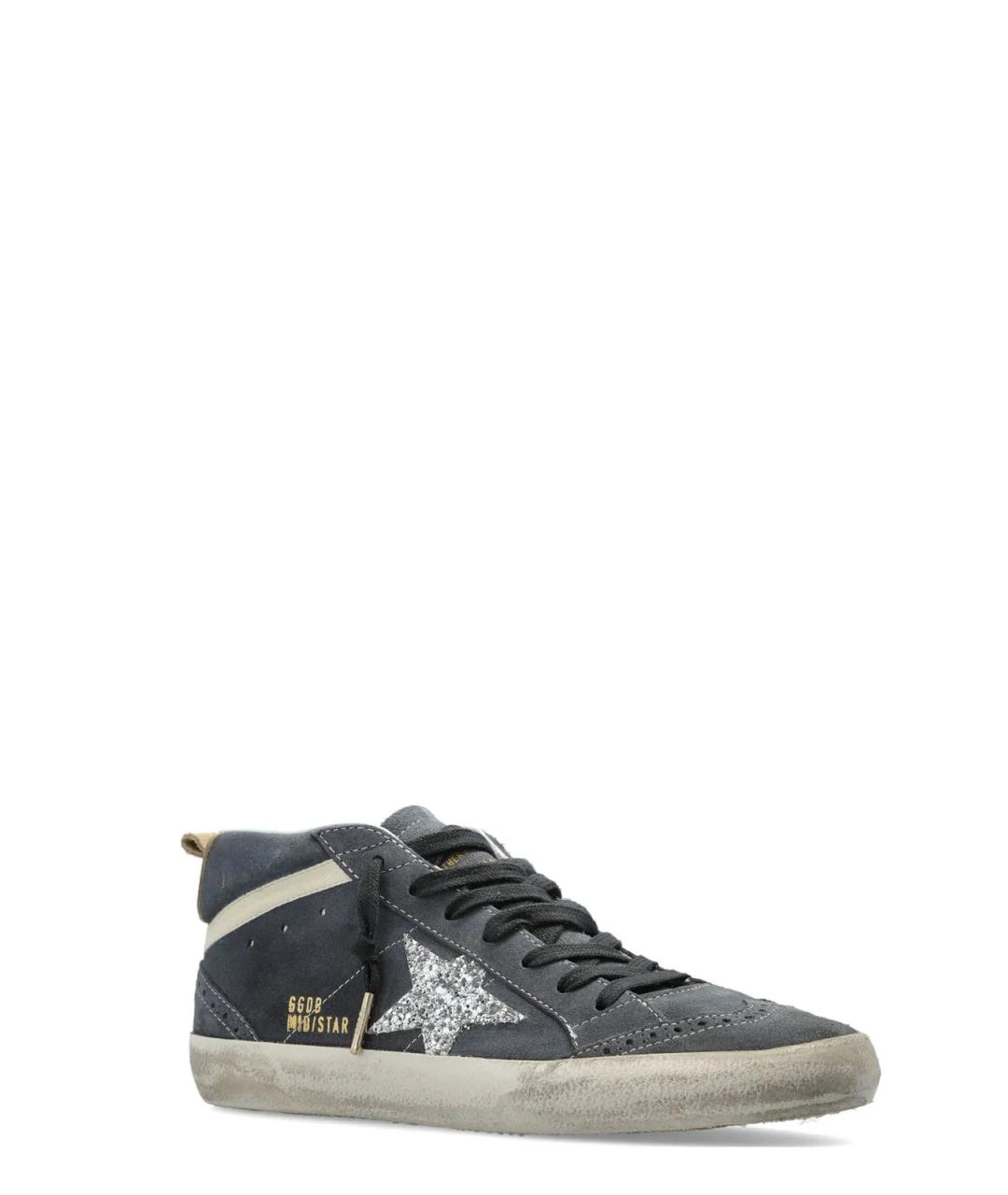 GOLDEN GOOSE Синие замшевые кеды, фото 2