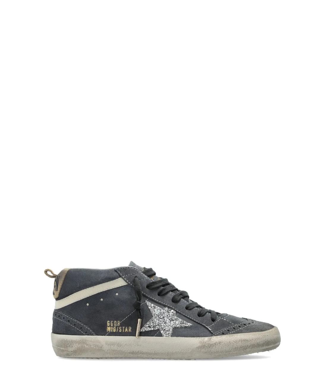 GOLDEN GOOSE Синие замшевые кеды, фото 5