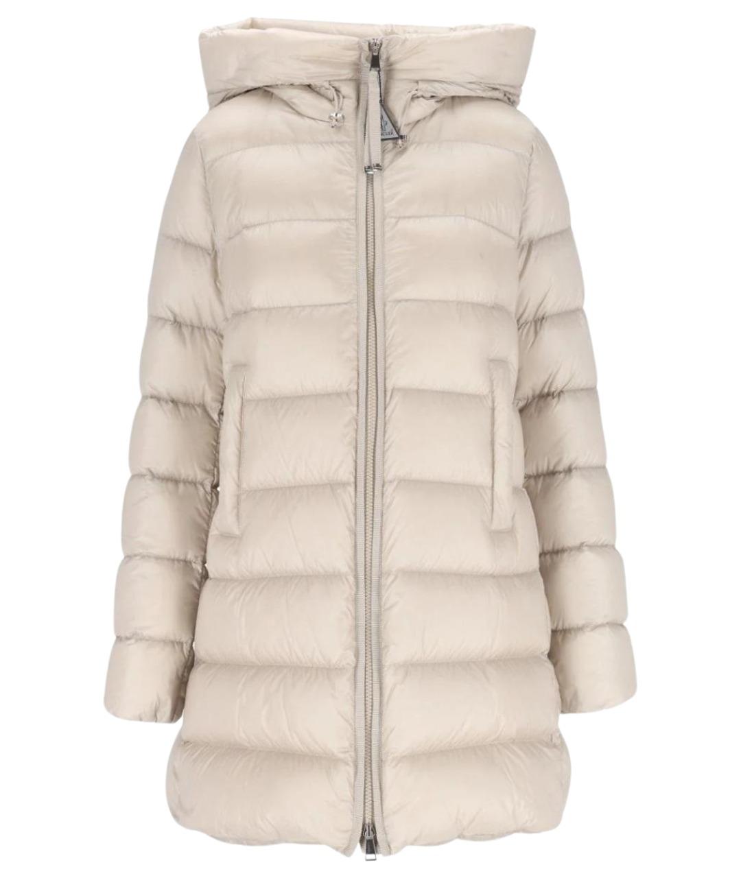 MONCLER Бежевый пуховик, фото 1