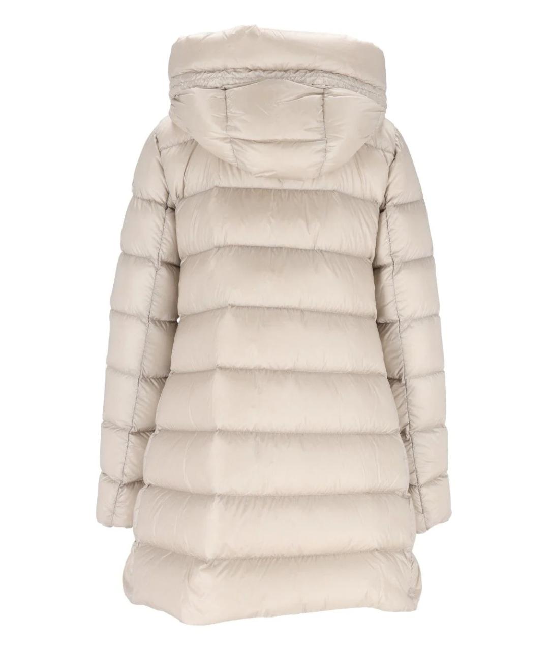 MONCLER Бежевый пуховик, фото 2