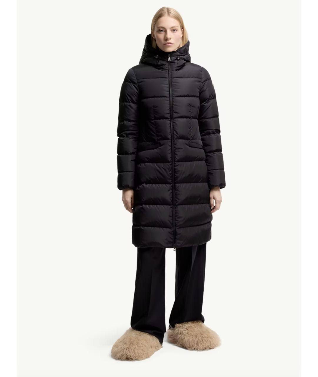 MONCLER Темно-синий пуховик, фото 4