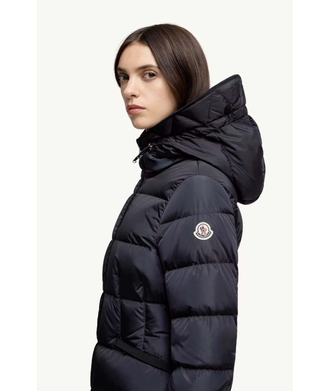 MONCLER Темно-синий пуховик, фото 3