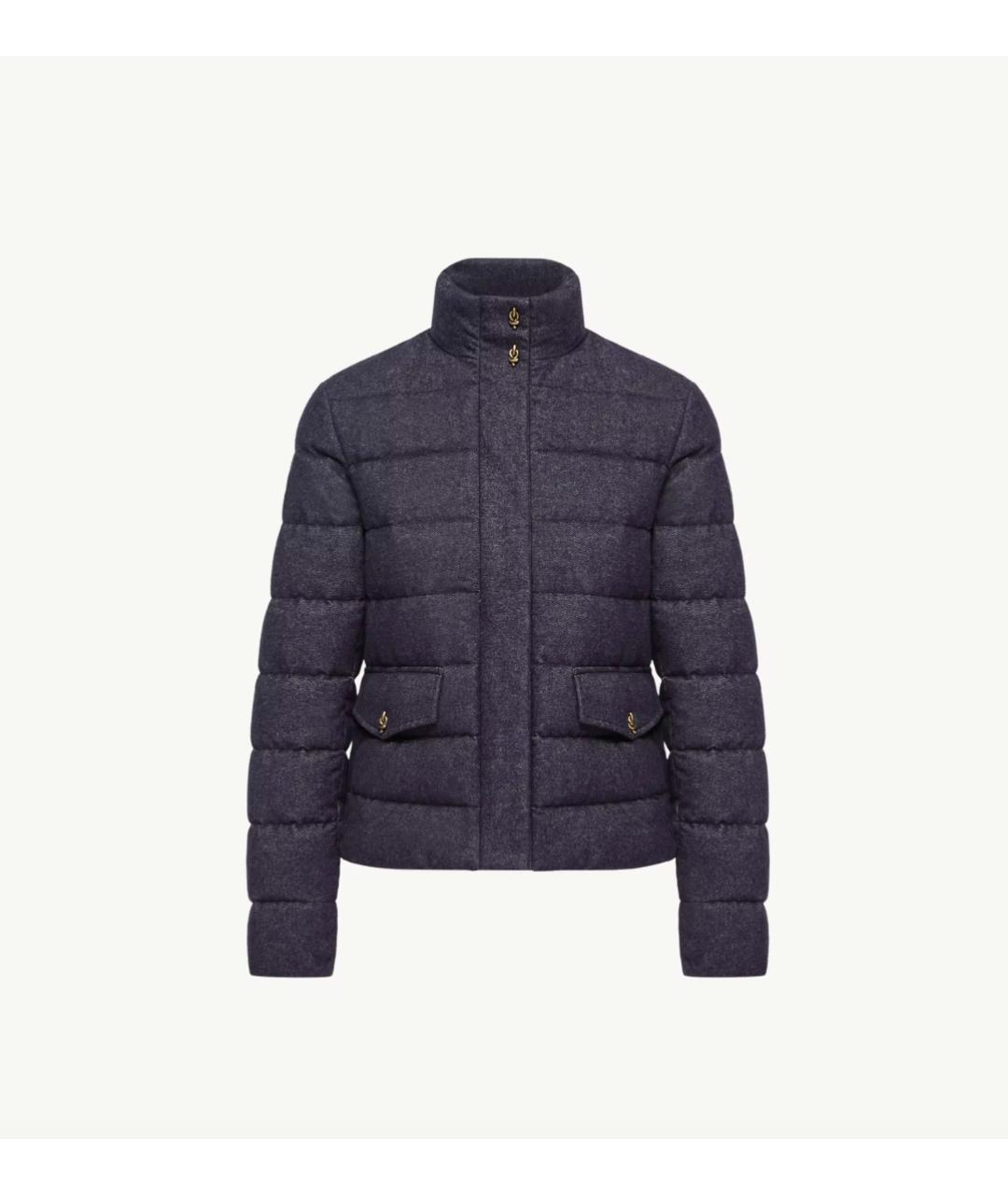 MONCLER Синий пуховик, фото 7