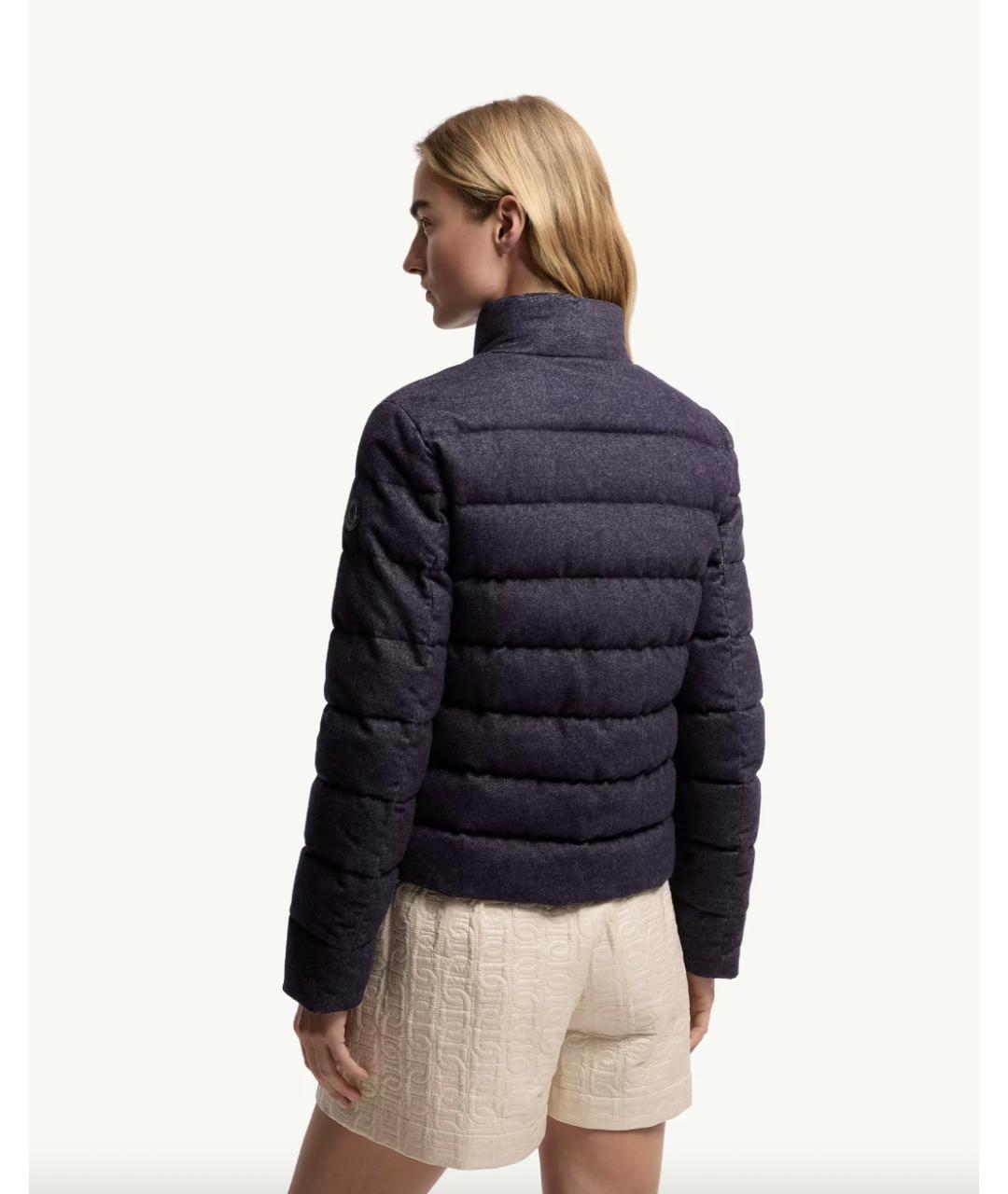 MONCLER Синий пуховик, фото 5