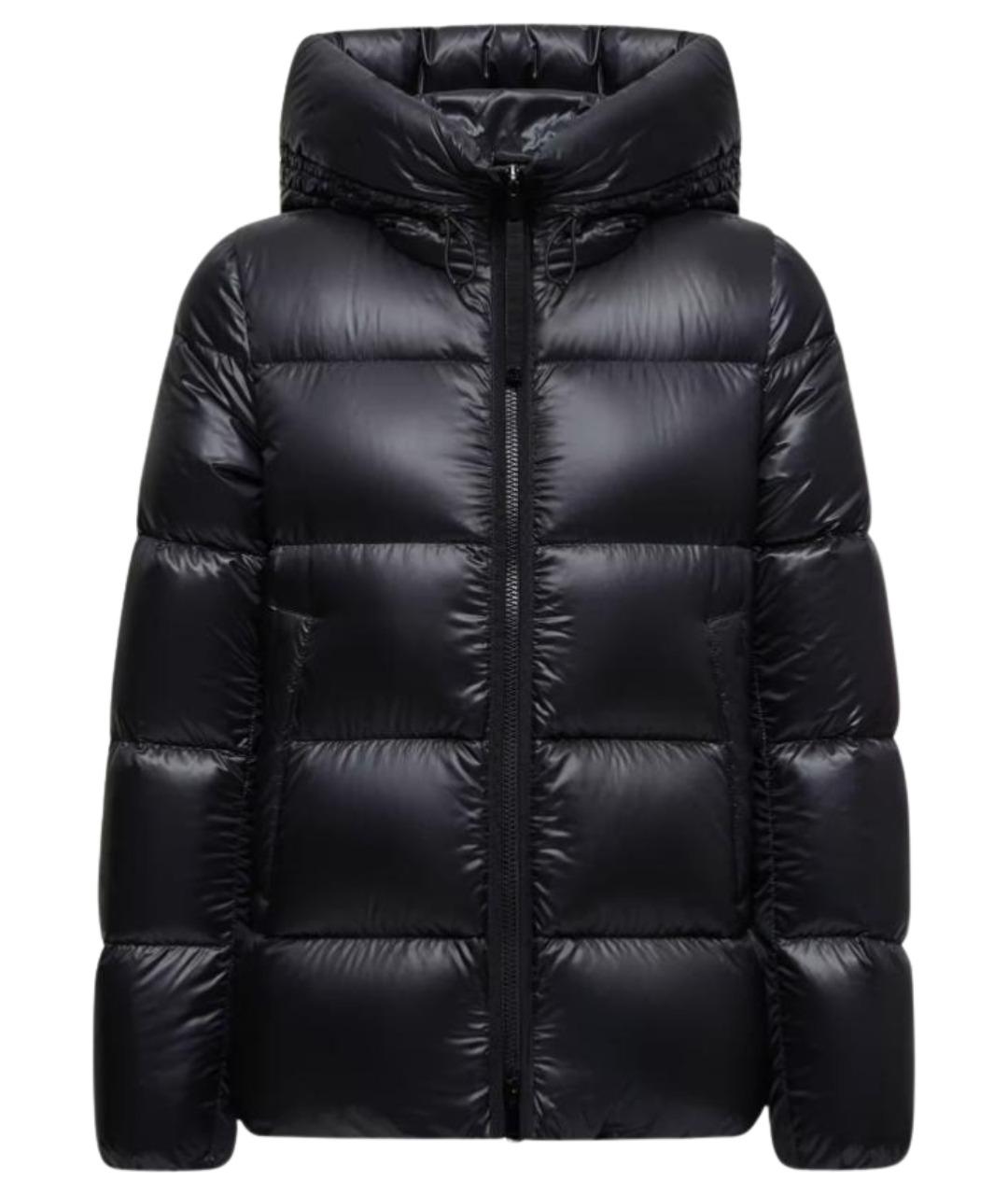MONCLER Черный пуховик, фото 1