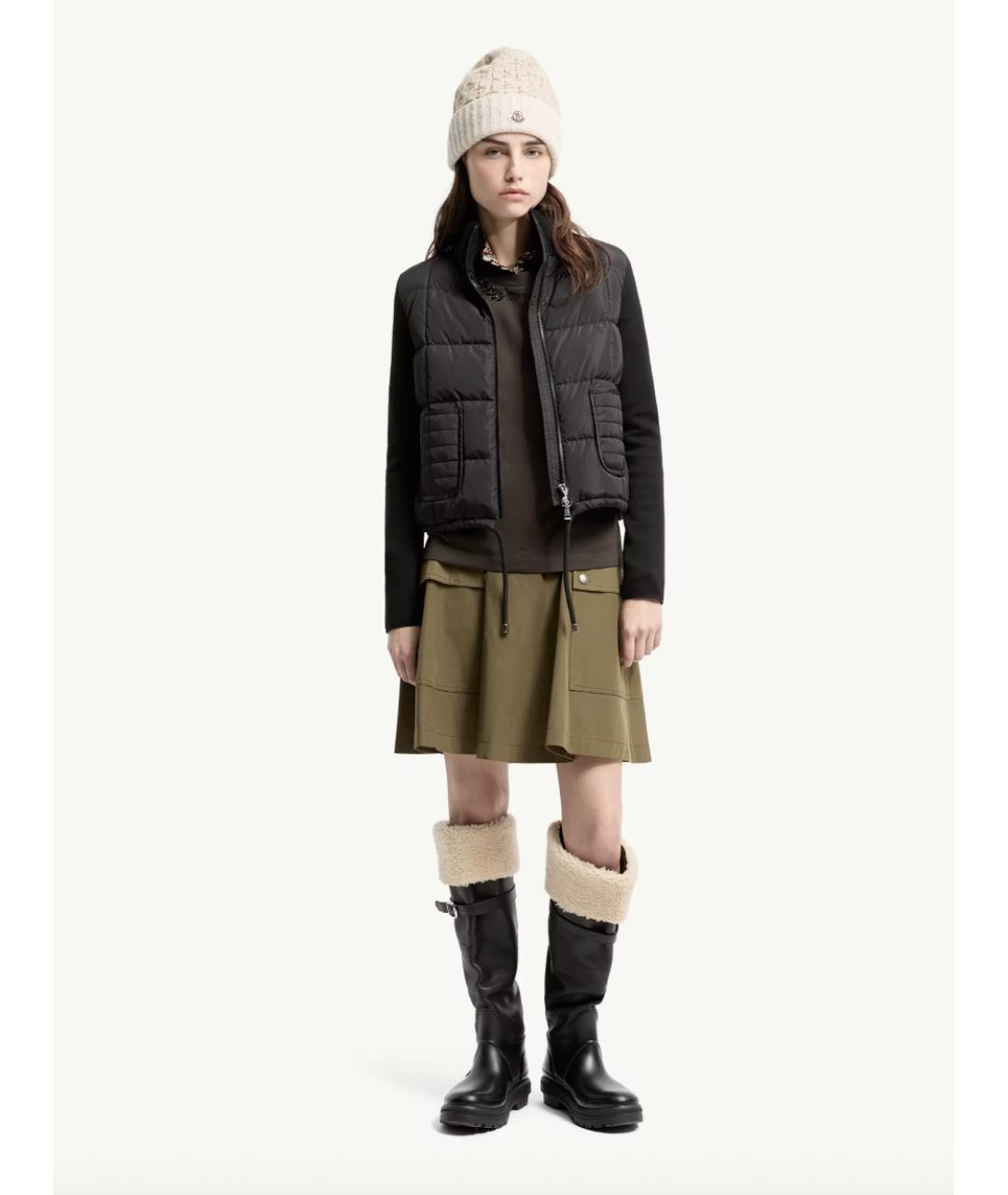 MONCLER Черный кардиган, фото 2