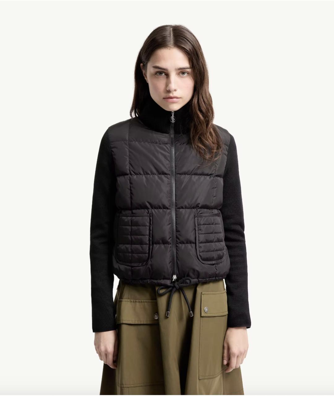 MONCLER Черный кардиган, фото 4