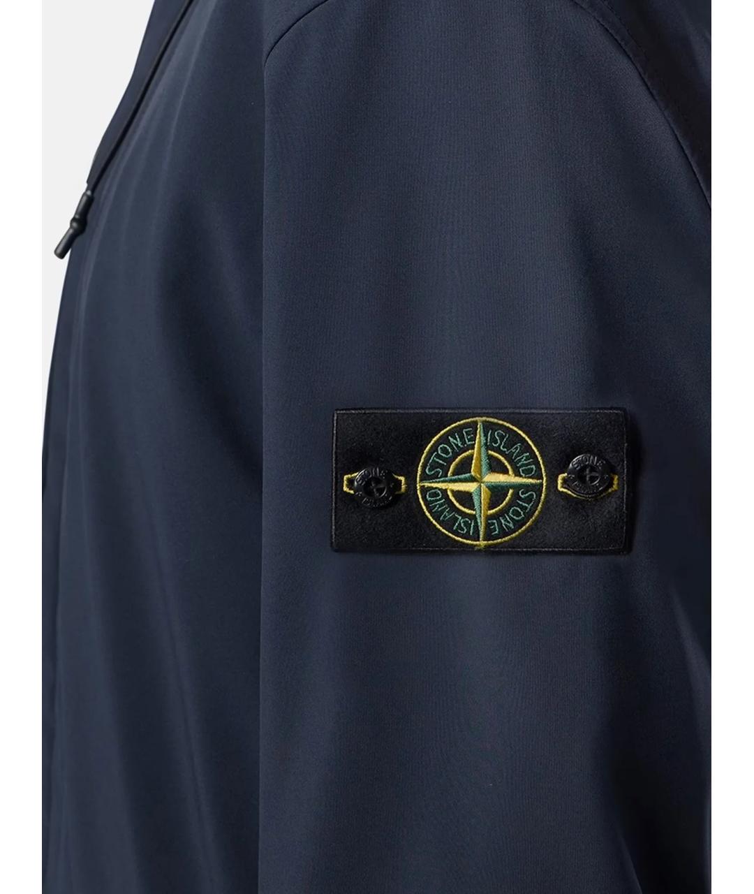 STONE ISLAND Темно-синяя куртка, фото 3